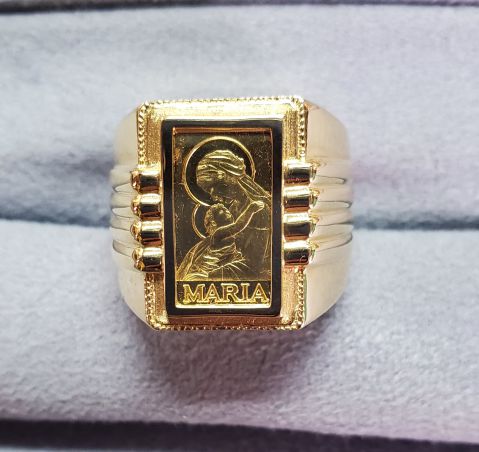 【K18製デザインリングの買取】