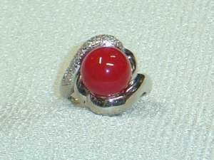 血赤サンゴ指輪